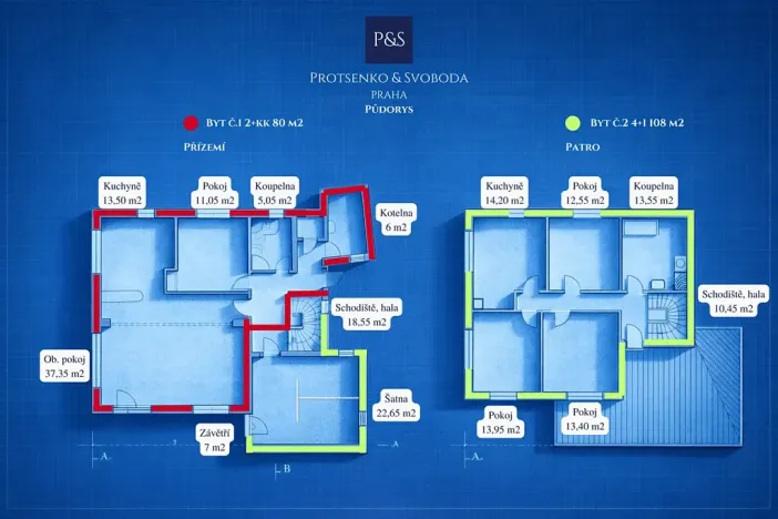 Prodej činžovního domu, Přerov nad Labem, 283 m2