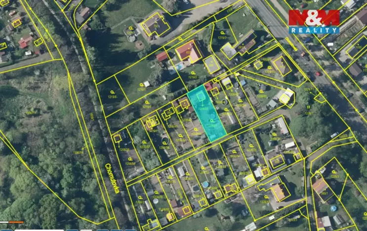 Prodej zahrady, Údlice, 456 m2