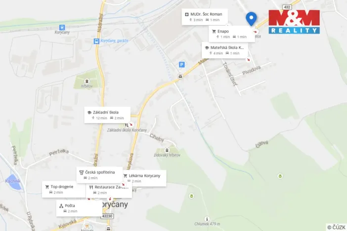 Prodej rodinného domu, Koryčany, Masarykova, 100 m2