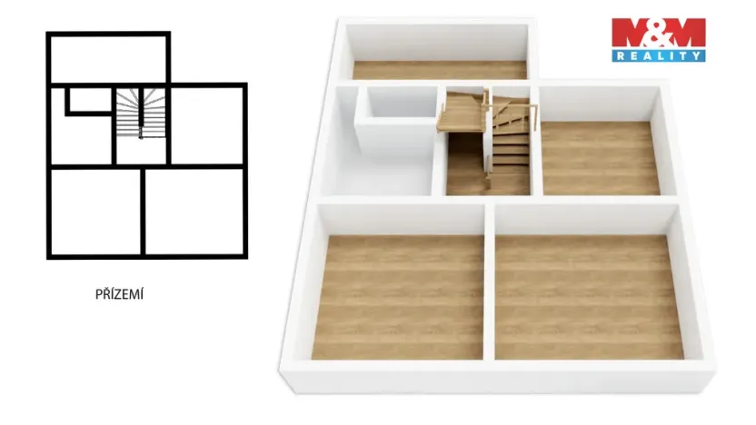 Prodej rodinného domu, Koryčany, Masarykova, 100 m2