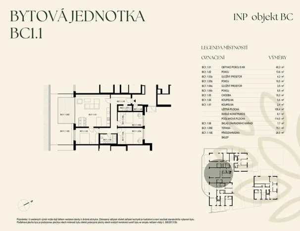 Prodej bytu 4+kk, Praha, Nad Kesnerkou, 115 m2