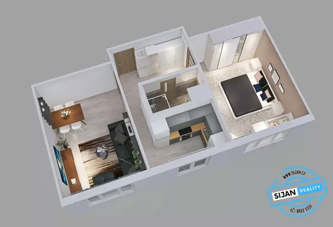 Prodej bytu 2+1, Ostrava, Jiskřiček, 56 m2