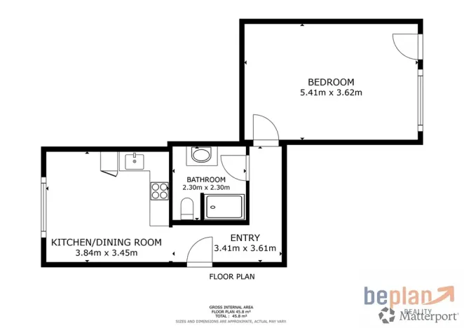 Prodej bytu 1+1, Děčín, Školní, 43 m2