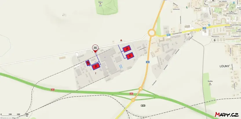 Pronájem skladu, Louny, Postoloprtská, 17550 m2