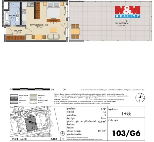 Prodej bytu 1+kk, Praha, Honzíkova, 41 m2