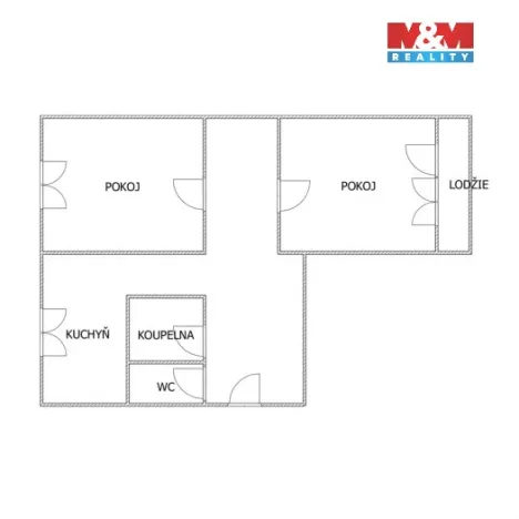Prodej bytu 2+1, Ostrava - Svinov, Evžena Rošického, 60 m2