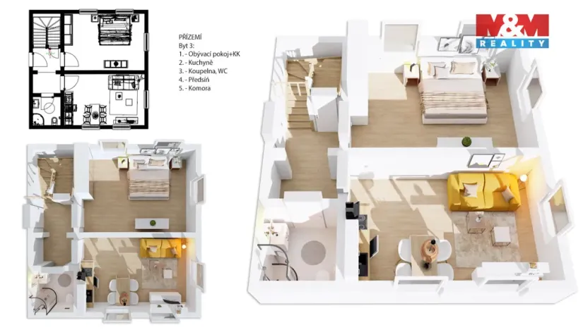 Prodej rodinného domu, Horoměřice, Třešňovka, 146 m2