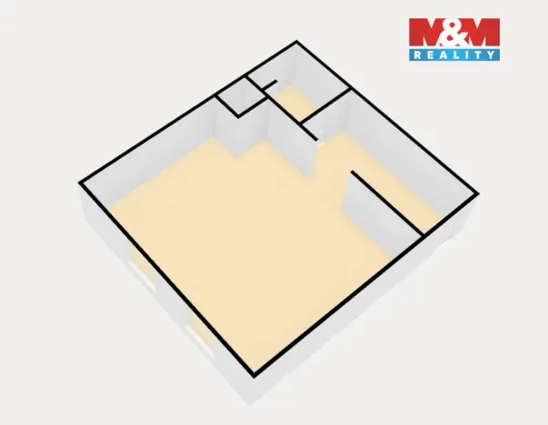 Prodej bytu 1+kk, Orlová - Lutyně, Masarykova třída, 25 m2