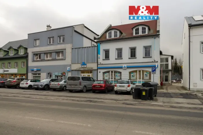 Pronájem kanceláře, Jeseník, nám. Svobody, 120 m2