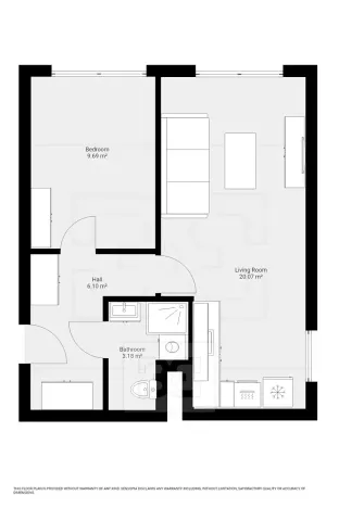 Pronájem bytu 2+kk, Praha - Troja, 40 m2