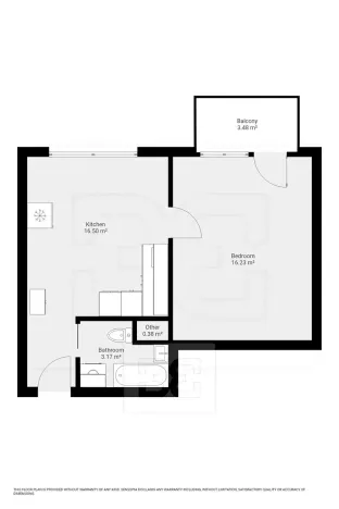 Pronájem bytu 1+1, České Budějovice, Emy Destinové, 36 m2