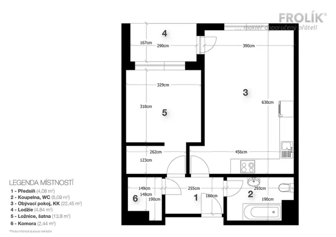 Pronájem bytu 2+kk, Praha - Ruzyně, Stočesova, 51 m2