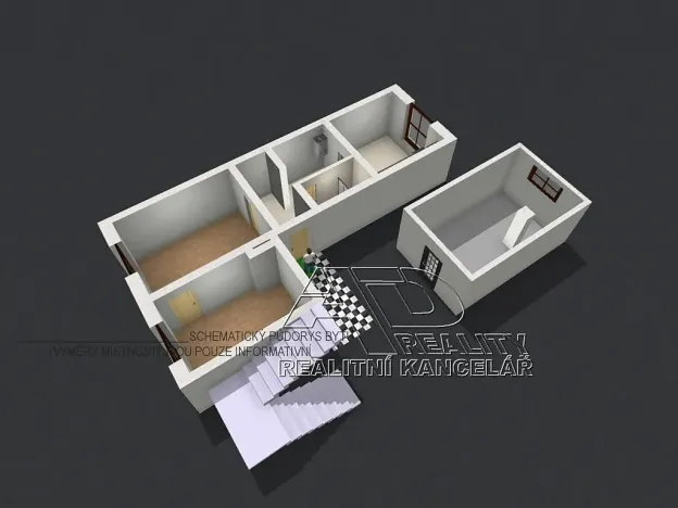 Pronájem bytu 2+1, České Budějovice, L. B. Schneidera, 54 m2