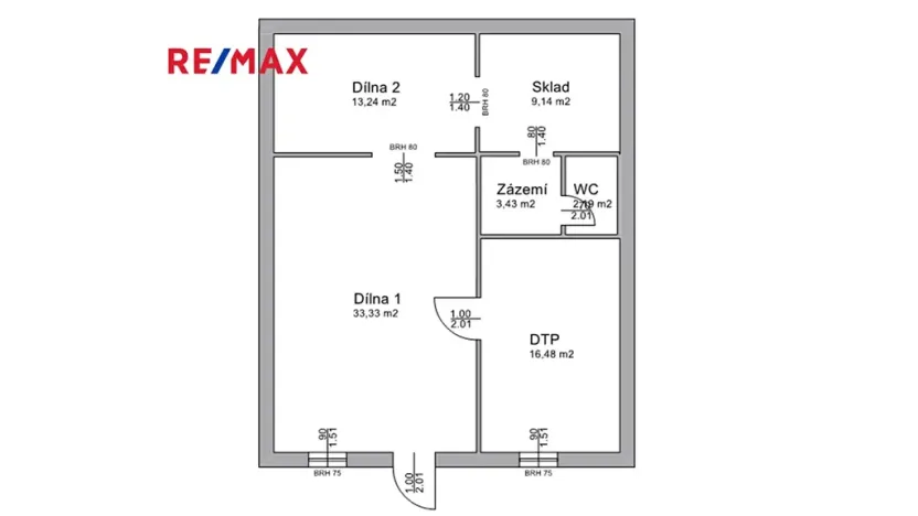 Pronájem obchodního prostoru, Frýdek-Místek, Třebízského, 180 m2