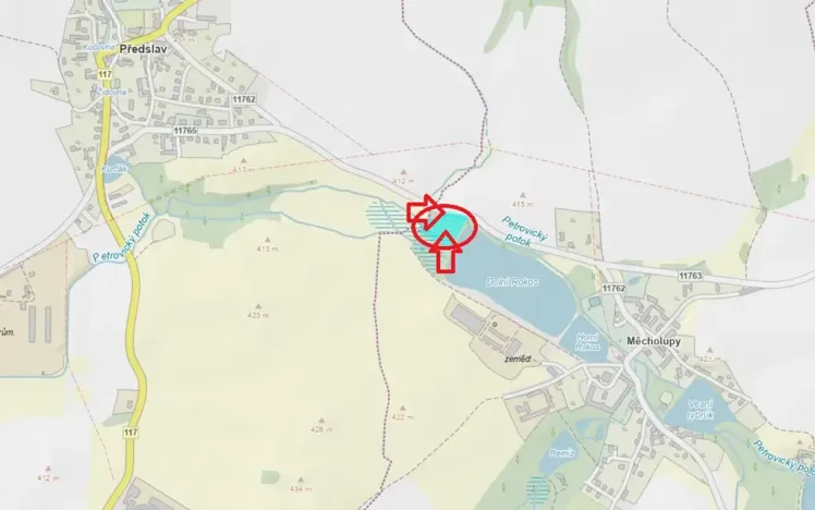 Prodej lesa, Předslav, 6263 m2