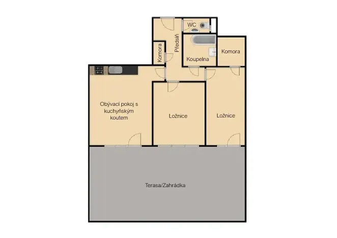 Prodej bytu 3+kk, Praha - Hostavice, U Hostavického potoka, 70 m2