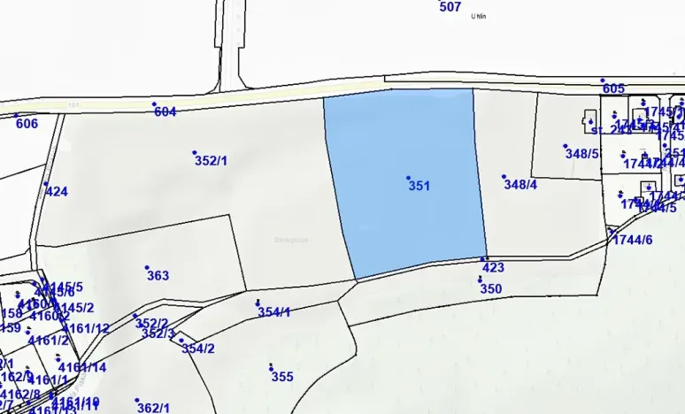 Pronájem komerčního pozemku, Kosoř, 16090 m2