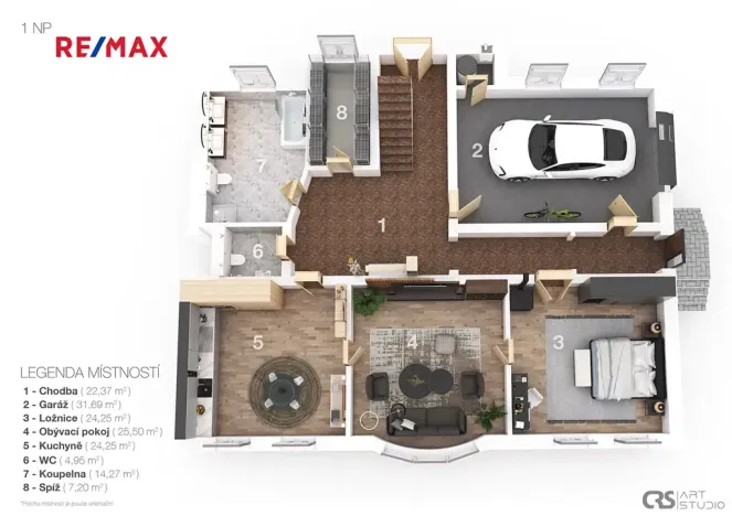 Prodej vily, Libčice nad Vltavou, Letecké náměstí, 236 m2