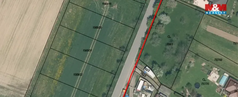 Prodej pozemku pro bydlení, Myslkovice, 1000 m2