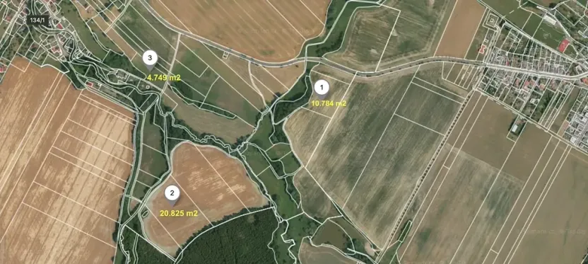 Prodej pole, Zbýšov, 36358 m2