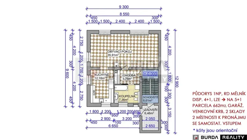 Prodej rodinného domu, Mělník, Komenského, 203 m2