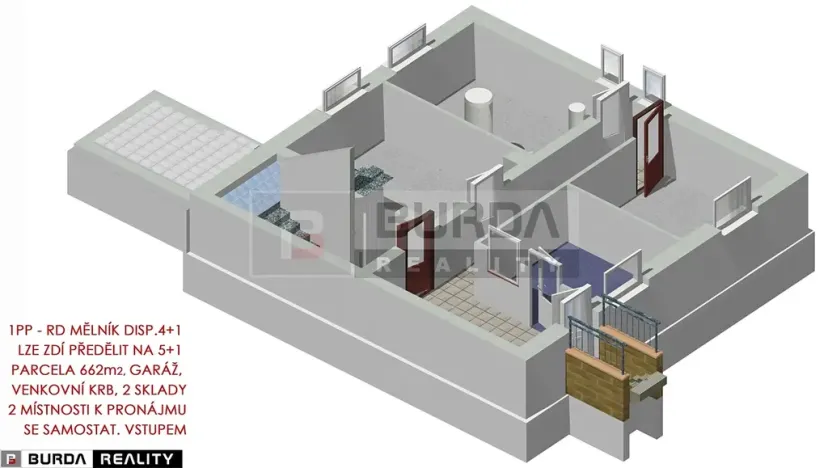 Prodej rodinného domu, Mělník, Komenského, 203 m2