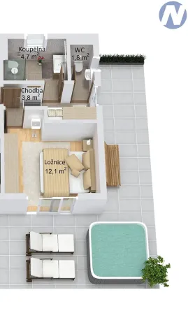 Prodej domu na klíč, Blovice, 22 m2