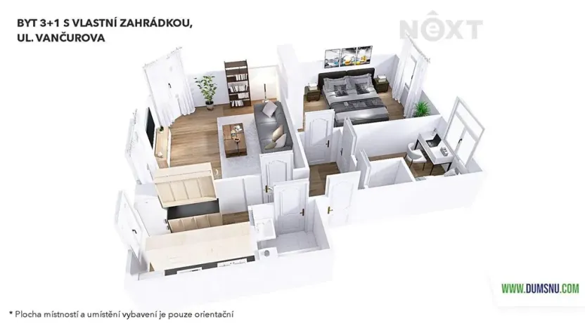 Pronájem bytu 3+1, Šumperk, Vančurova, 71 m2