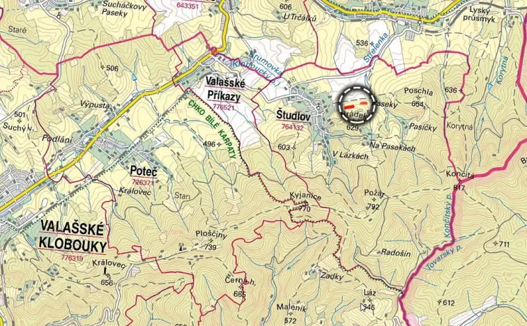 Prodej pole, Študlov, 2798 m2