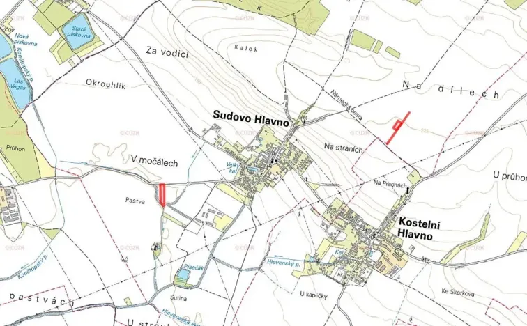 Prodej pole, Sudovo Hlavno, 9362 m2