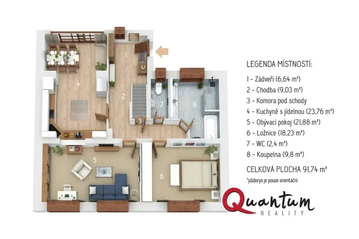 Prodej rodinného domu, Velvary, 92 m2