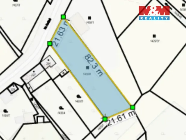 Prodej pozemku pro bydlení, Načeradec, 1594 m2