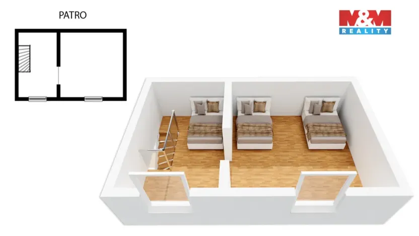 Prodej rodinného domu, Načeradec, Na Kačíně, 80 m2