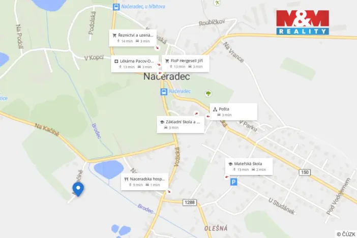 Prodej rodinného domu, Načeradec, Na Kačíně, 80 m2