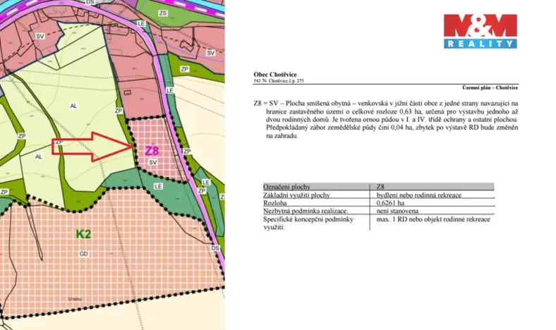 Prodej pozemku pro bydlení, Chotěvice, 2749 m2