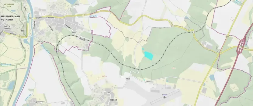 Prodej lesa, Hosín, 32334 m2