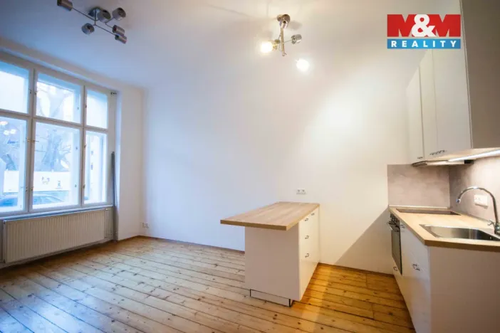 Pronájem bytu 2+kk, Praha - Vršovice, Holandská, 46 m2