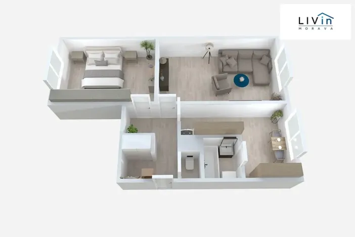 Pronájem bytu 2+1, Olomouc, Jílová, 60 m2