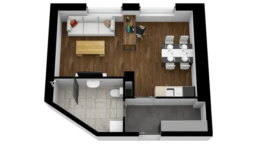 Pronájem bytu 1+kk, Doksy, Dalibora z Myšlína, 38 m2