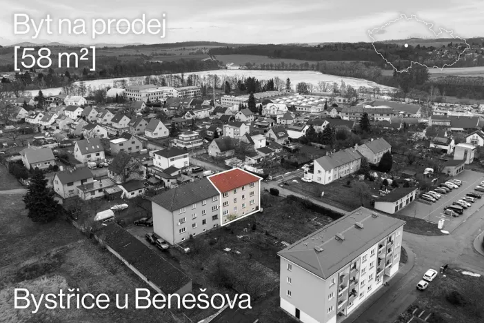 Prodej bytu 3+1, Bystřice, U Stadionu, 58 m2