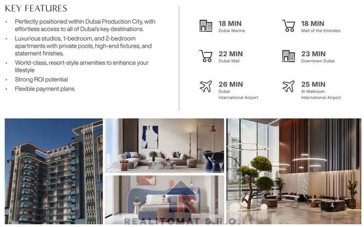 Prodej bytu 1+kk, Dubaj, Spojené arabské emiráty, 40 m2