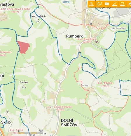 Prodej louky, Letovice, 40623 m2