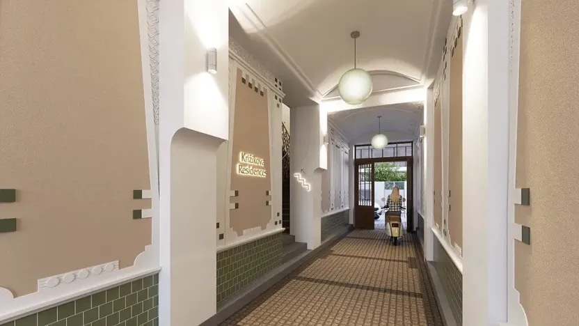 Prodej bytu 2+kk, Praha - Karlín, Křižíkova, 53 m2