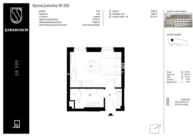 Prodej bytu 1+kk, Kutná Hora, Pod Valy, 25 m2