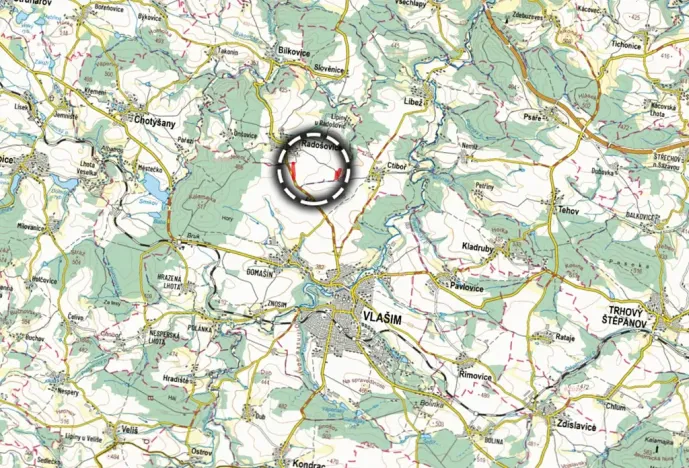 Prodej pole, Radošovice, 2863 m2