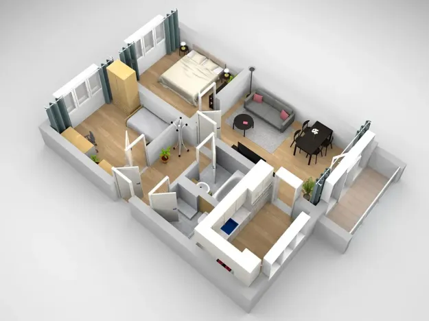 Prodej bytu 3+kk, Pelhřimov, třída Legií, 66 m2