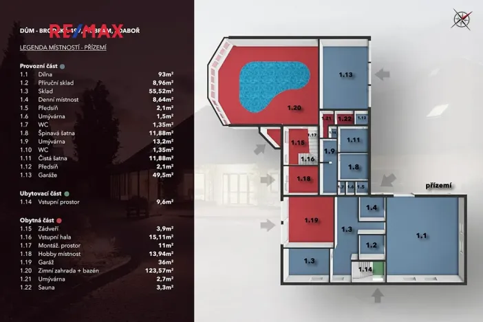 Prodej rodinného domu, Příbram, Brodská, 666 m2