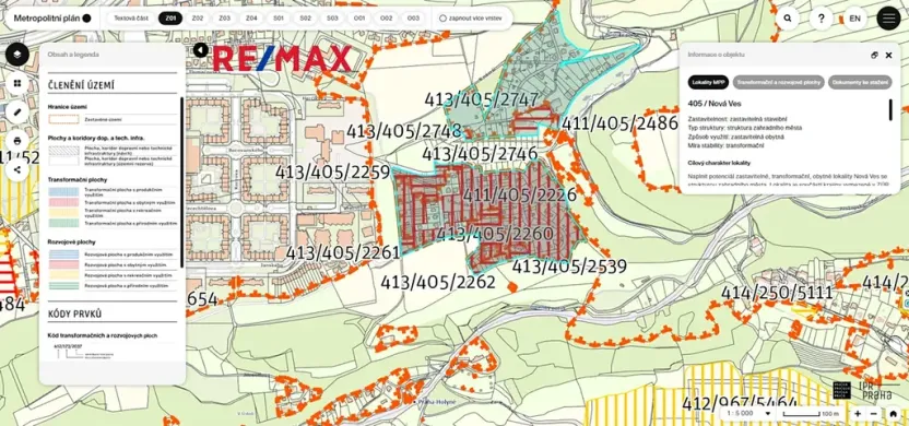 Prodej pozemku pro bydlení, Praha - Jinonice, K Opatřilce, 1082 m2