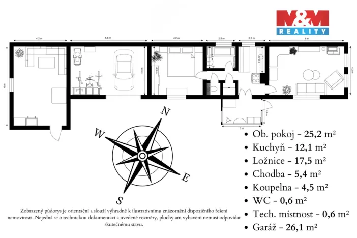 Prodej rodinného domu, Rašovice - Jindice, 92 m2