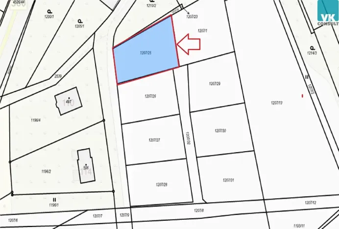 Prodej pozemku pro bydlení, Litomyšl, 847 m2